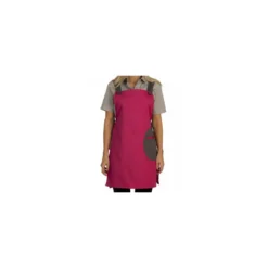 Chasuble polycoton fuchsia / gris 85 cm TU