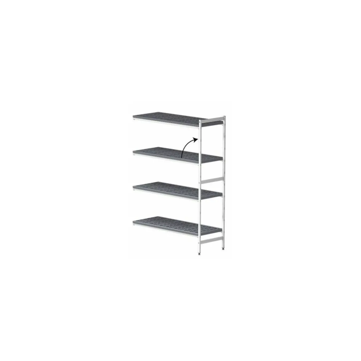 Échelle mobile pour rayonnage Fermostock 5711 P 46 cm