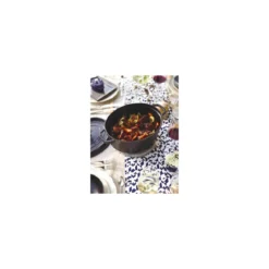Cocotte fonte ovale noire Staub ø 37 cm