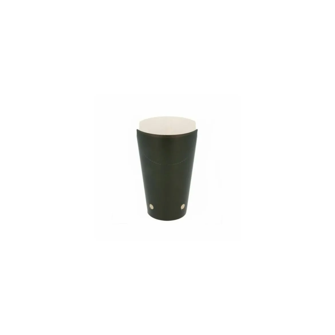 Coffret à frites carton refermable noir 480 ml - par 50