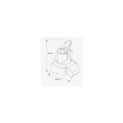 Combiné cutter / coupe légumes R752 Vitesse Variable 230V monophasé