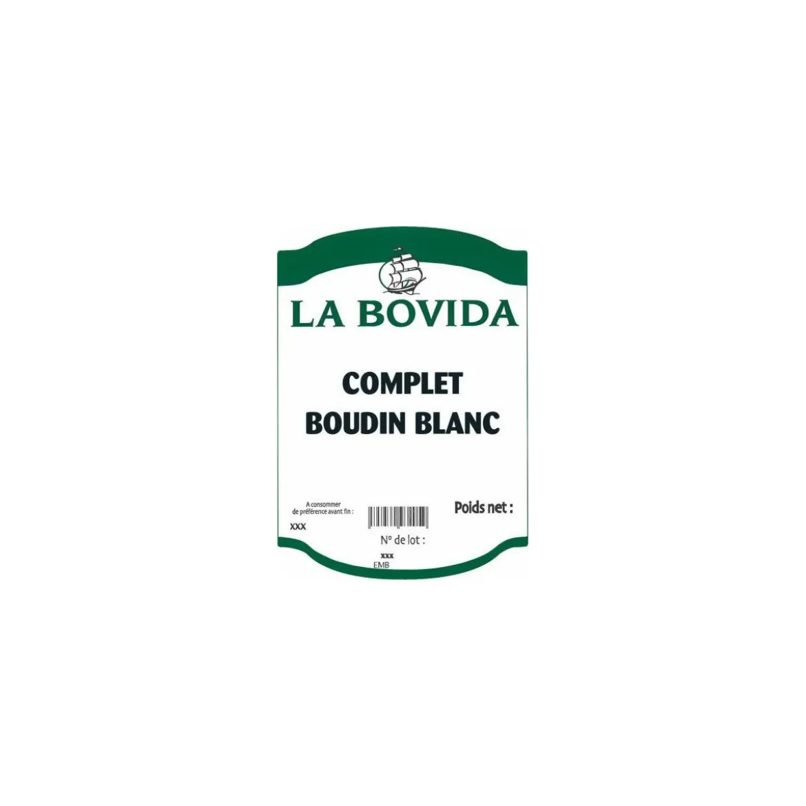 Complet boudin blanc - par 2 kg