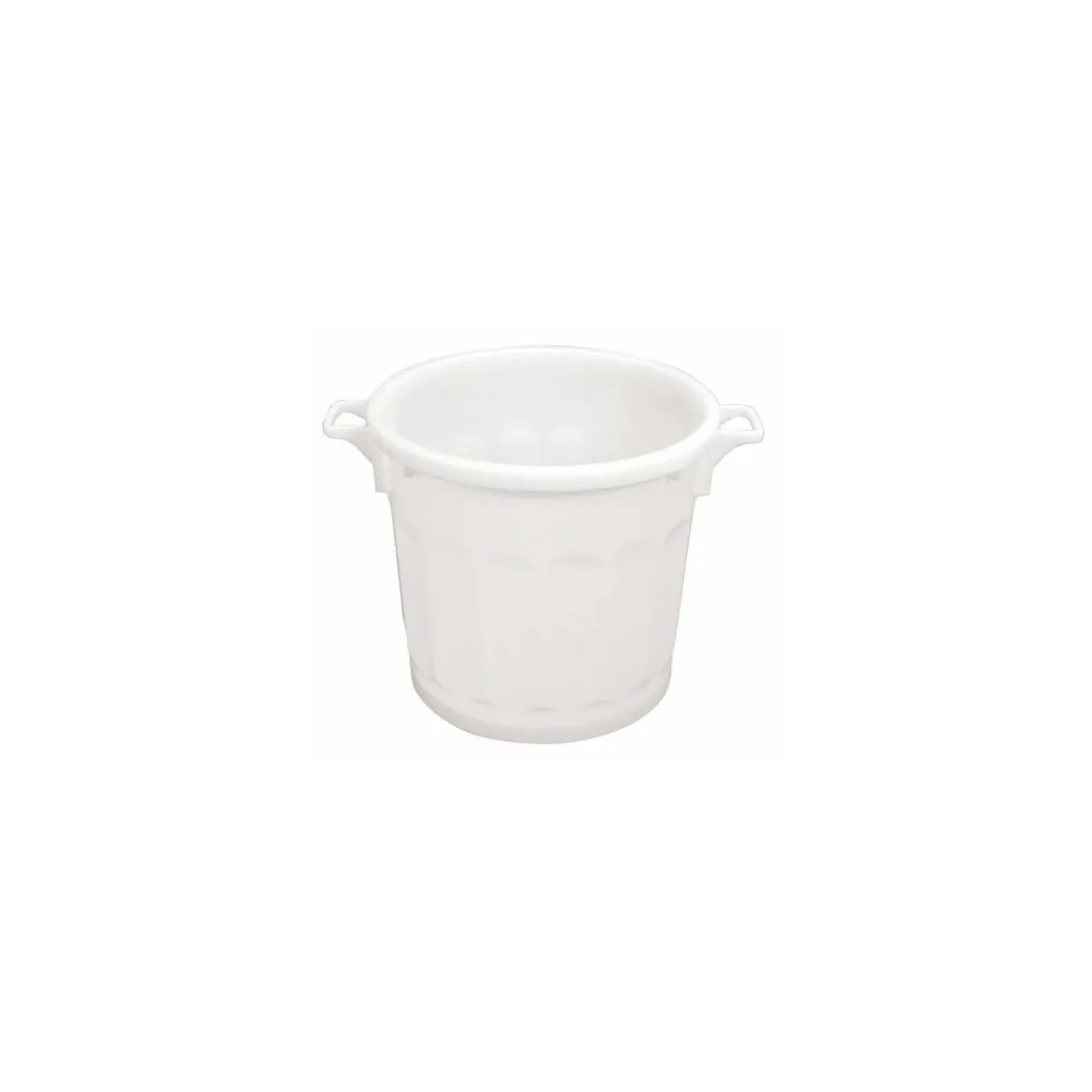 Conteneur fourre-tout blanc 75 L emboîtable sans couvercle