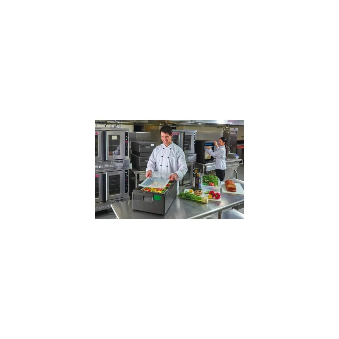 Conteneur isotherme Cam GoBox Cambro ouverture dessus 43 L