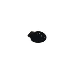 Coquille St Jacques polystyrène noir 12,5 x 12,5 x 2 cm - par 100