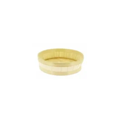 Corbeille ronde bambou ø 25 x 7 cm - par 20