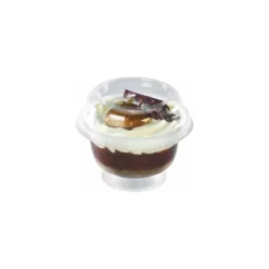 Coupe à dessert PP et couvercle APET 20 cl - par 20
