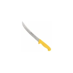 Couteau de boucher courbé alvéolé 2900 jaune Arcos 25 cm
