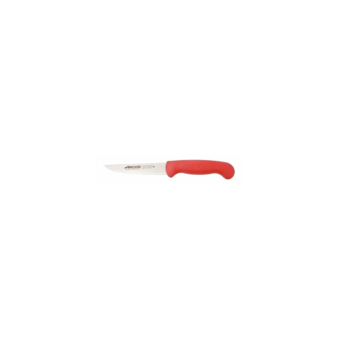 Couteau à désosser rigide inversé 2900 rouge 14 cm