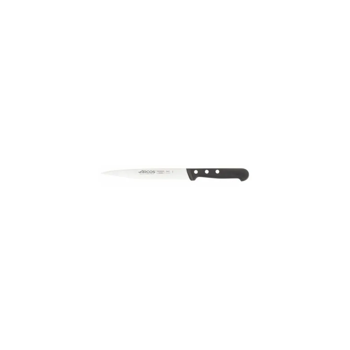 Couteau à filet de sole Arcos noir 17 cm