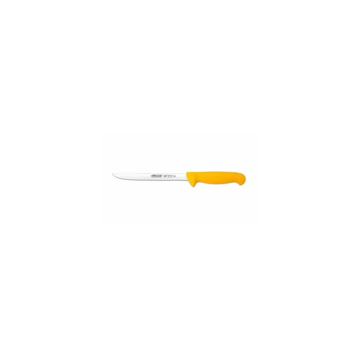 Couteau à filet de sole flexible jaune 20 cm