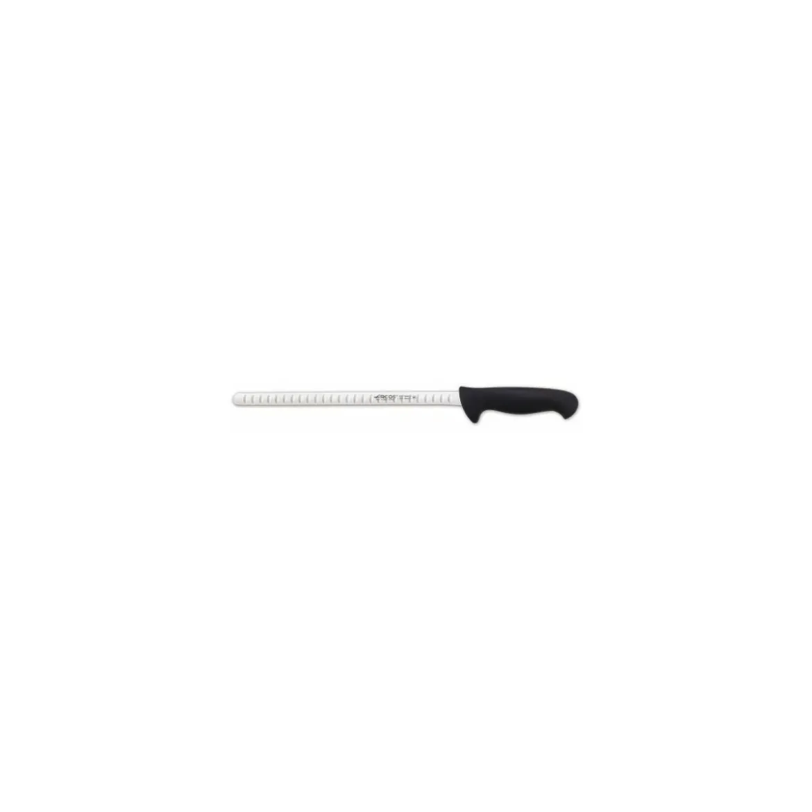 Couteau à saumon flexible alvéolé Arcos noir 30 cm