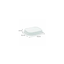 Couvercle APET pour barquette aluminium 57,9 cl - par 75