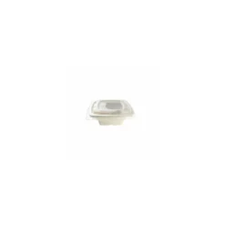 Couvercle carré PP pour saladiers bagasse 500 ml - par 300