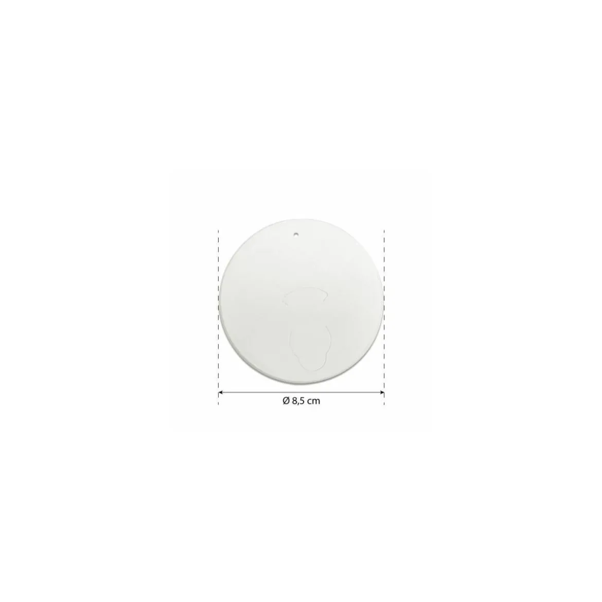 Couvercle carton blanc pour gobelets carton 240 et 300 ml - par 50