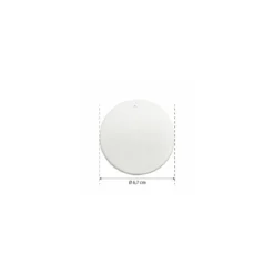 Couvercle carton blanc pour gobelets carton 100 ml - par 50