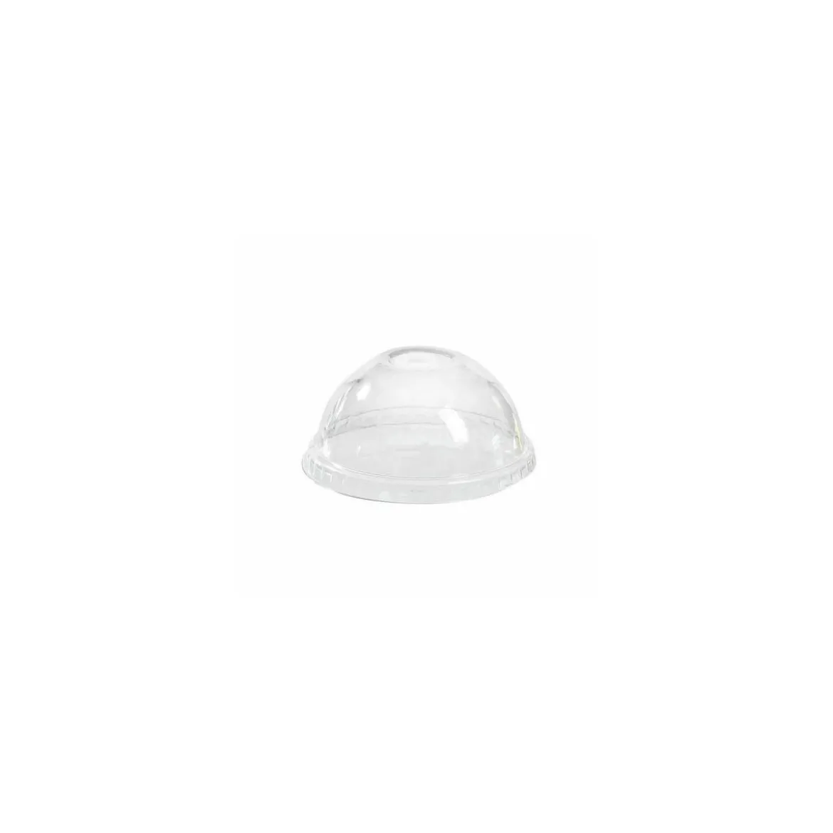 Couvercle dôme plastique transparent pour coupe à dessert 275 ml - par 50