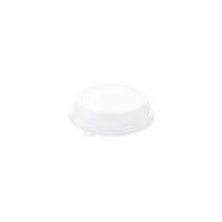 Couvercle en rPET pour assiette ronde Ø 26 cm - par 126