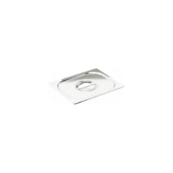 Couvercle inox avec poignée pour bac GN 1/2