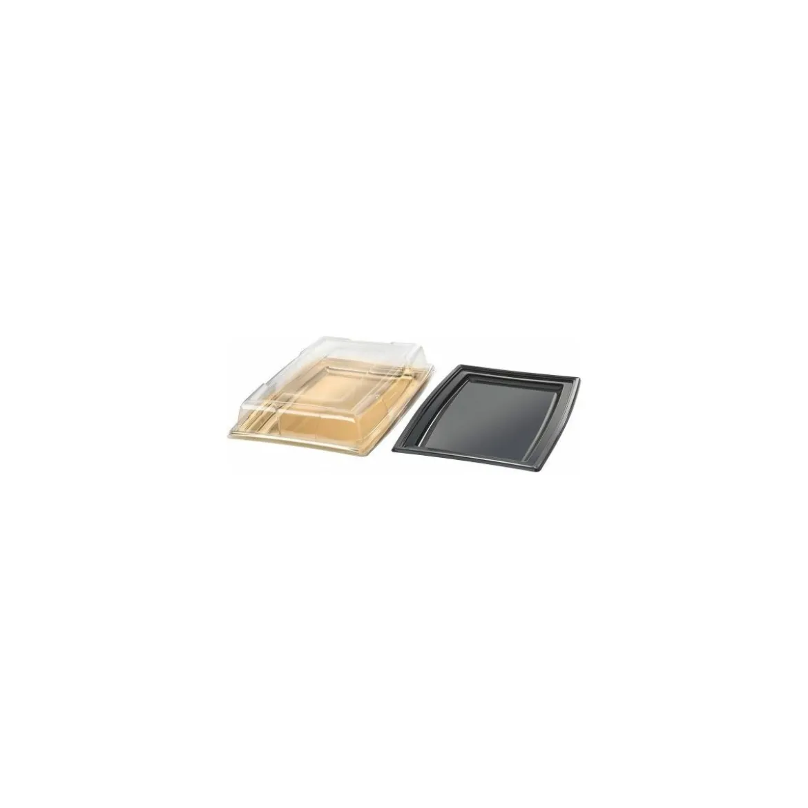 Couvercle PET pour plateau 46 x 30,5 cm - par 5