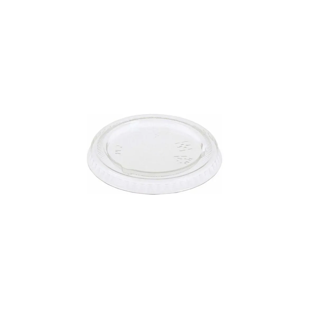 Couvercle PLA pour pot à sauce bagasse 3 cl et 6 cl - par 5