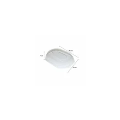 Couvercle plastique pour plat octogonal 460 x 300 mm - par 50