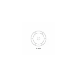 Couvercle plastique transparent pour pot à soupe carton 480 ml - par 50