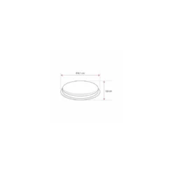 Couvercle plastique transparent pour verrine plastique ronde transparente Bodega 180 ml - par 60