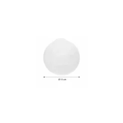 Couvercle plastique transparent pour boîte ronde plastique noire 750 ml - par 250