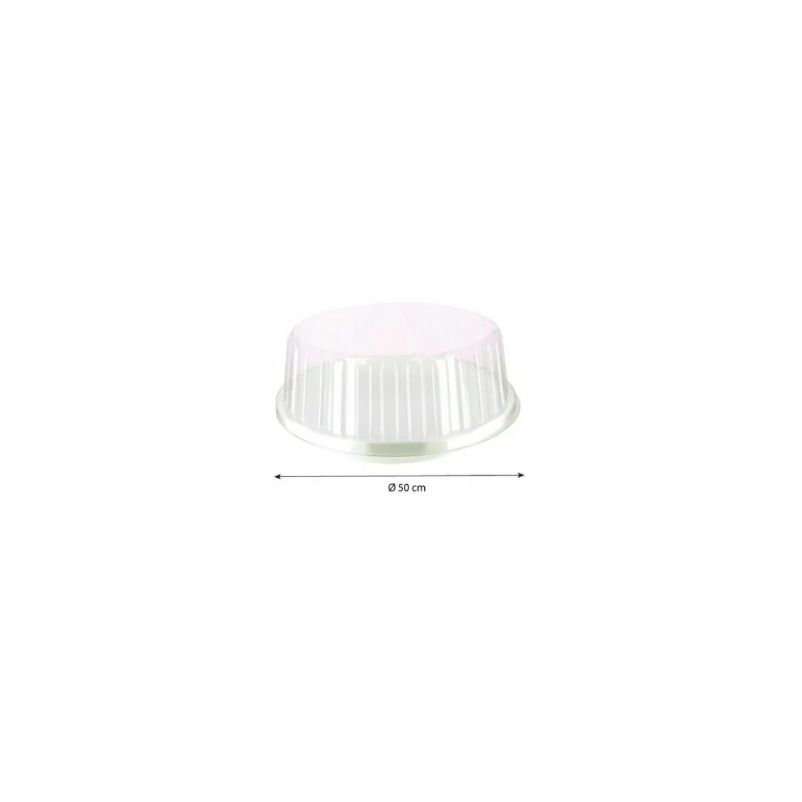 Couvercle plateau fruits de mer rond ø 50 cm - par 30