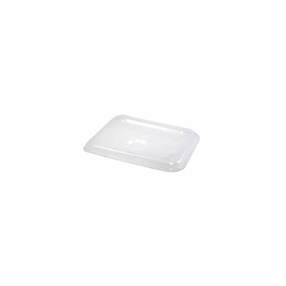 Couvercle polypropylène pour plateau 5 compartiments inox - par 12