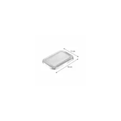 Couvercle pour barquette aluminium rectangulaire 440 ml - par 1000