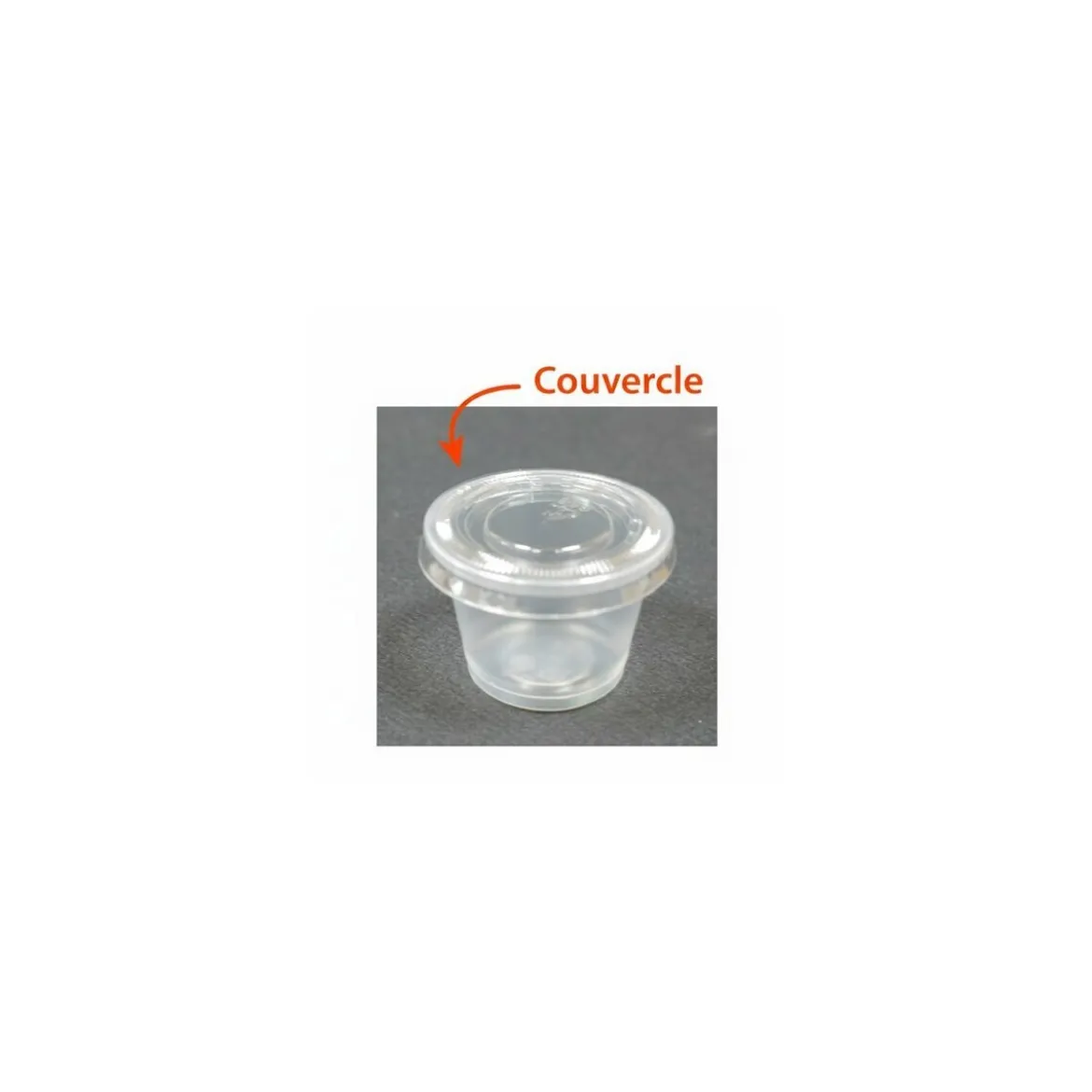 Couvercles ø 4,5 cm pour pots Cristal - par 5000