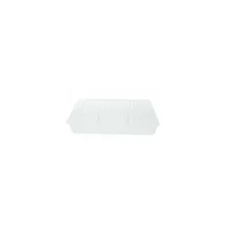 Couvercle transparent PLA pour plateau repas 5 compartiments 29 x 22,4 cm - par 50