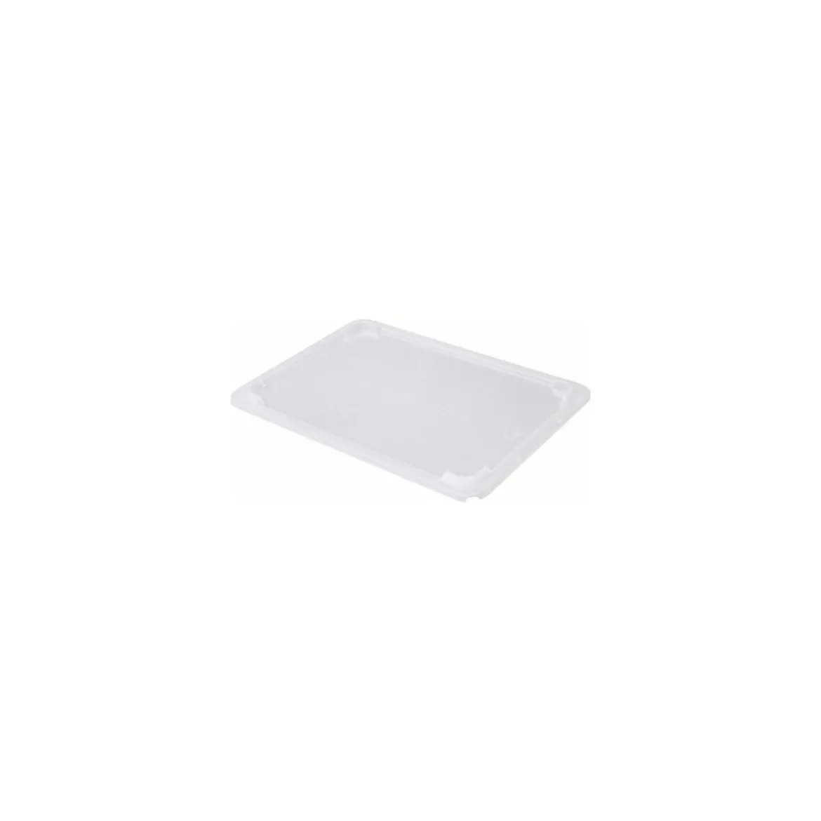 Couvercle transparent pour bac rectangulaire plat 8 L