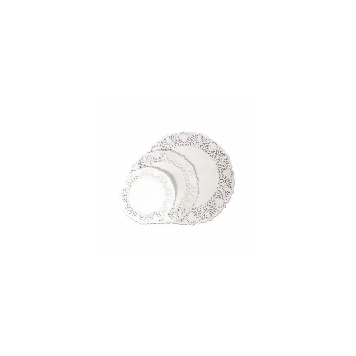 Dentelle blanche Ø 30 cm - par 250