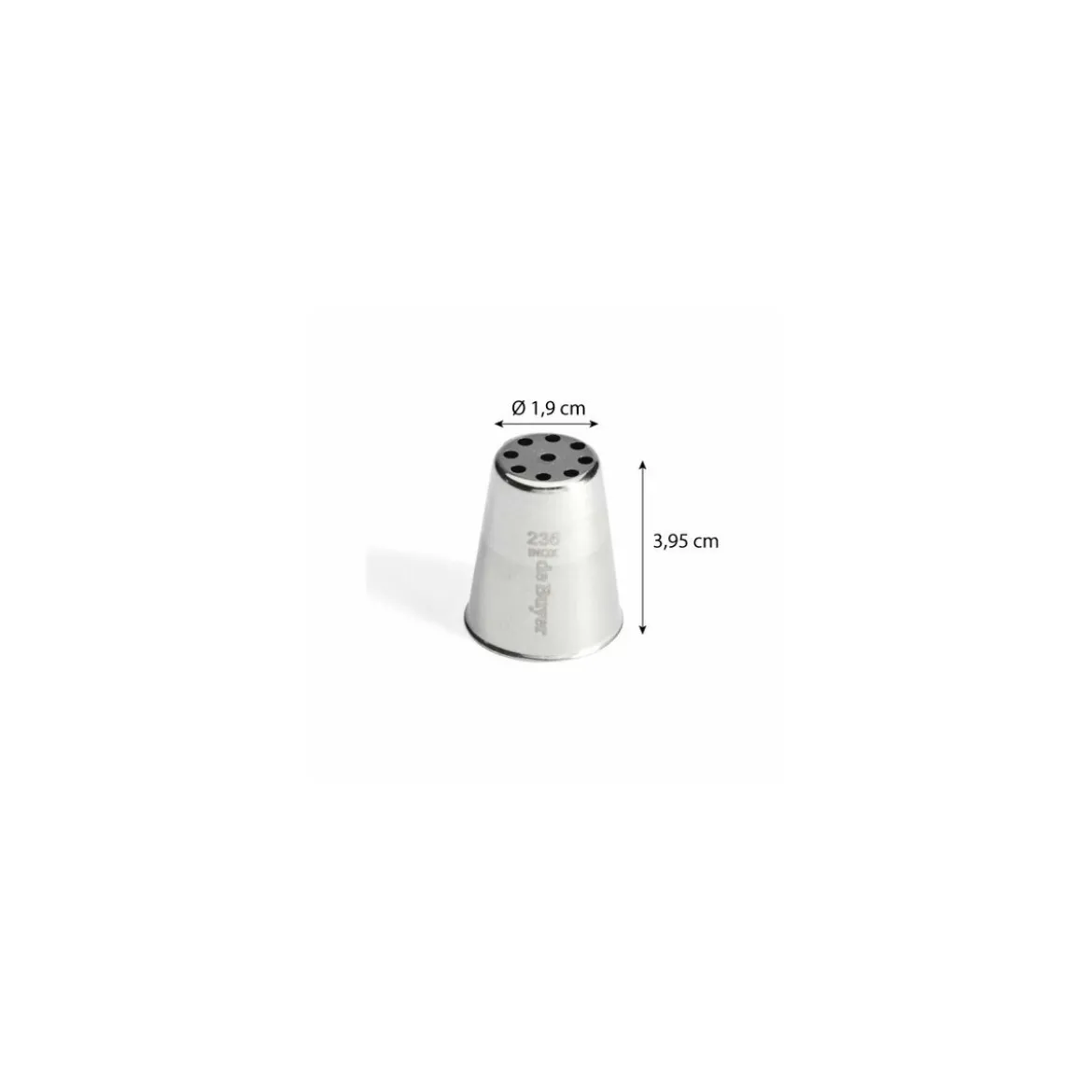 Douille à nid 9 trous inox ø 2 cm