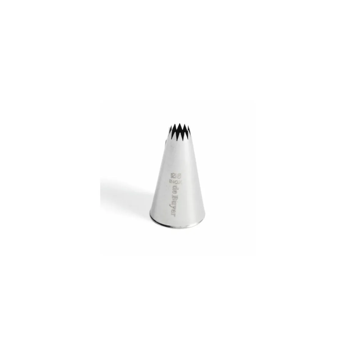Douille à petit four 12 dents inox ø 0,8 cm