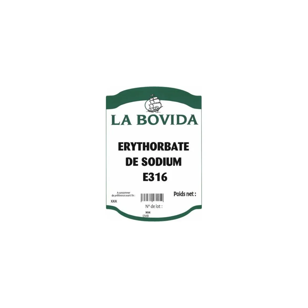 Erythorbate de sodium E316 - par 2 kg