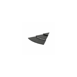 Escalier 3 niveaux HPL gris 50 x 84 x 10 cm
