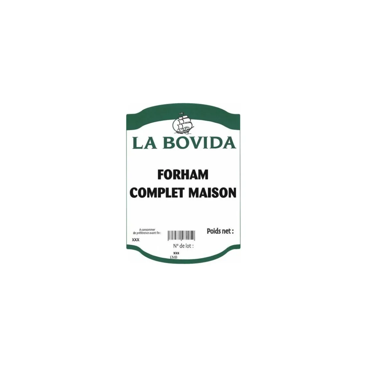 Forham complet maison - par 10 kg