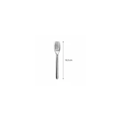 Fourchette de table inox réutilisable Leaves 16,5 cm - par 240