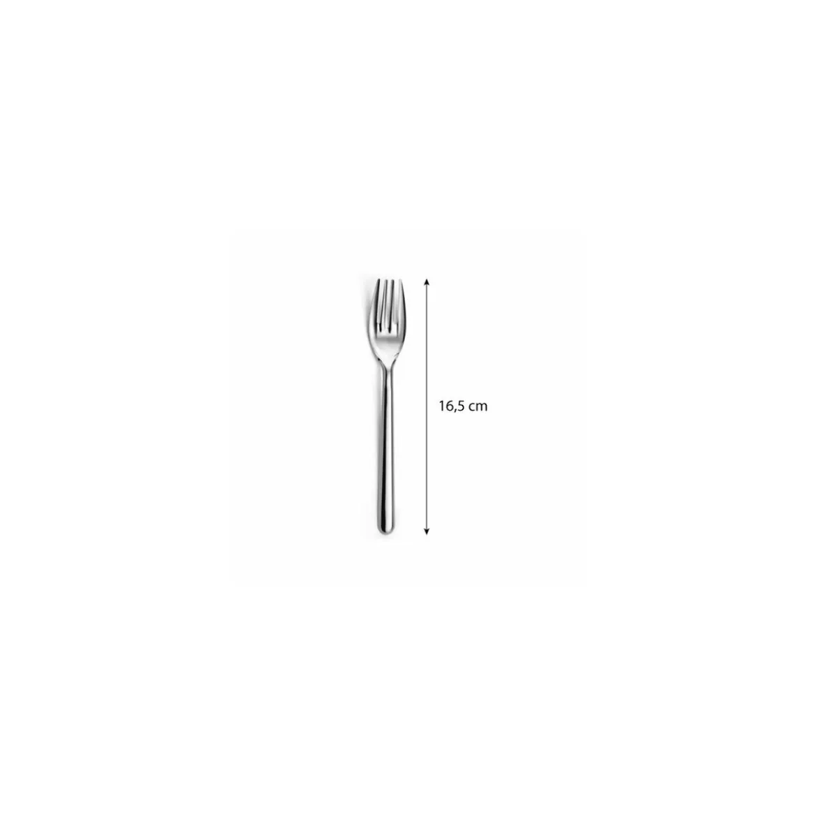 Fourchette de table inox réutilisable Leaves 16,5 cm - par 240