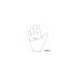 Gant vinyle blanc 8/9 L - par 100