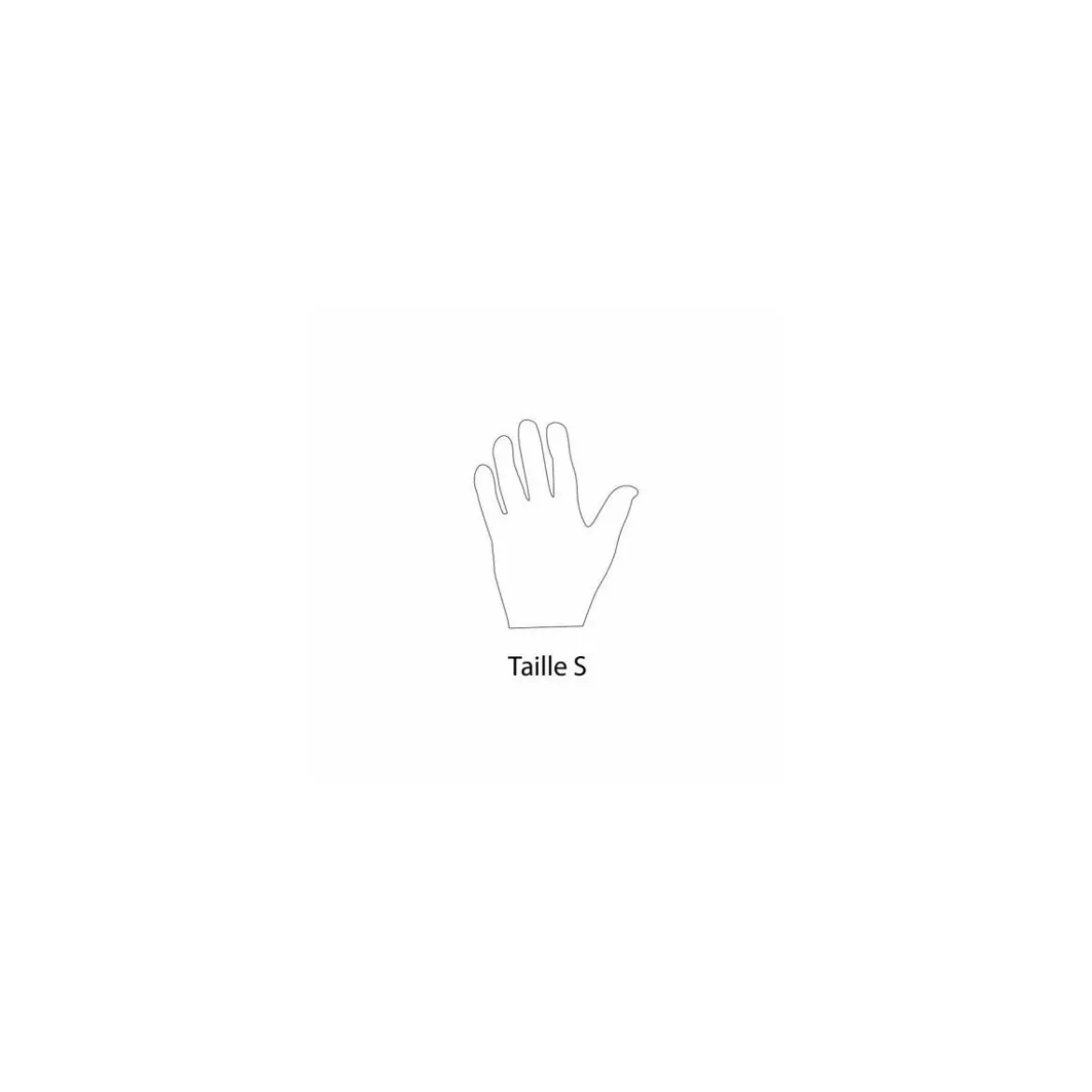 Gant vinyle blanc 6/7 S - par 100