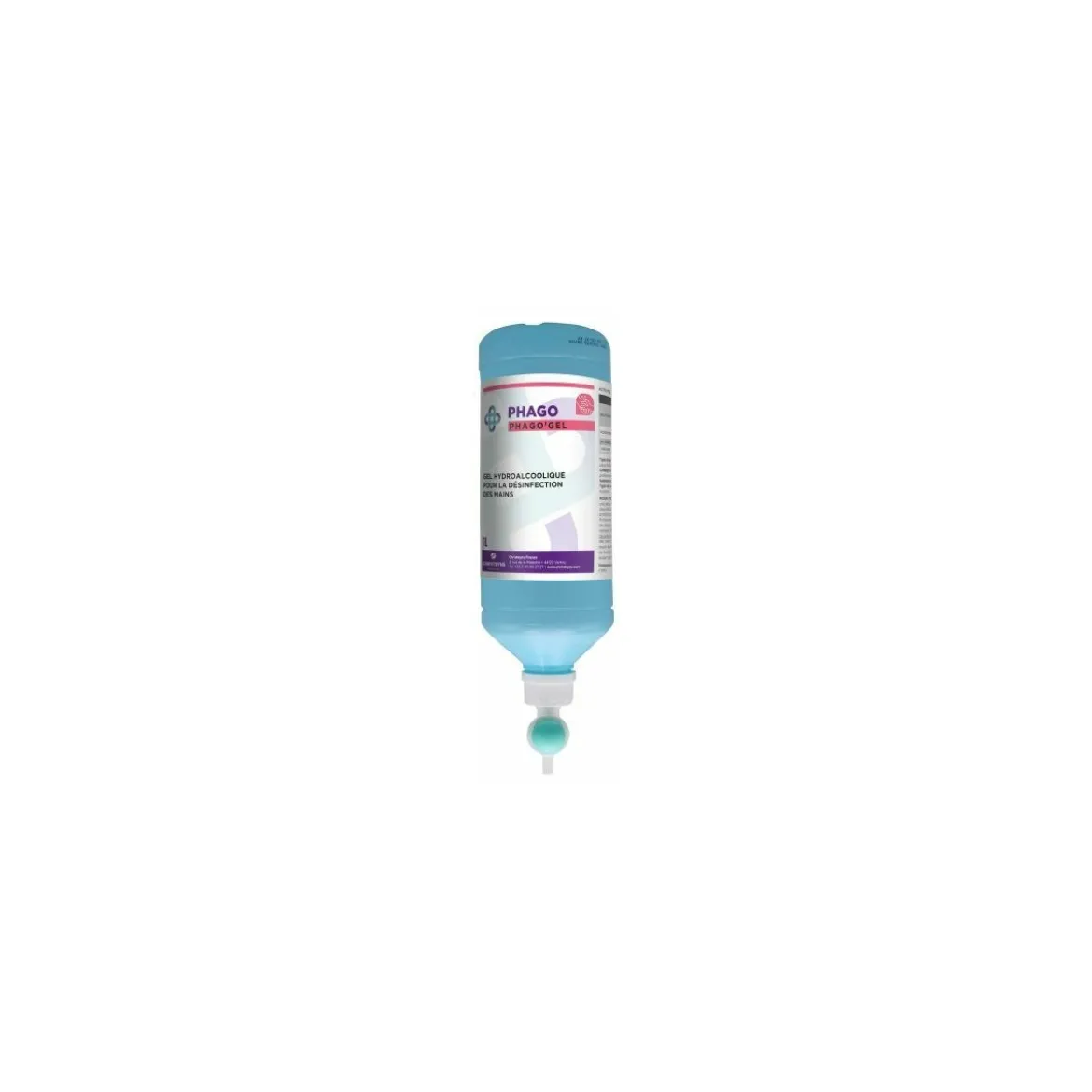 Gel hydroalcoolique flacon airless - par 1 L