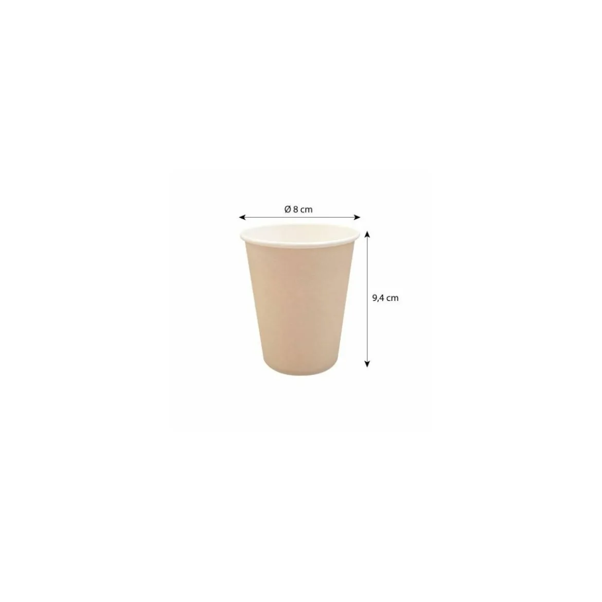 Gobelet à café en carton 22,5 cl - par 50