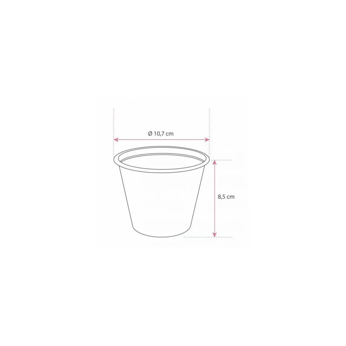 Gobelet écologique 425 ml en bagasse de canne à sucre - par 50