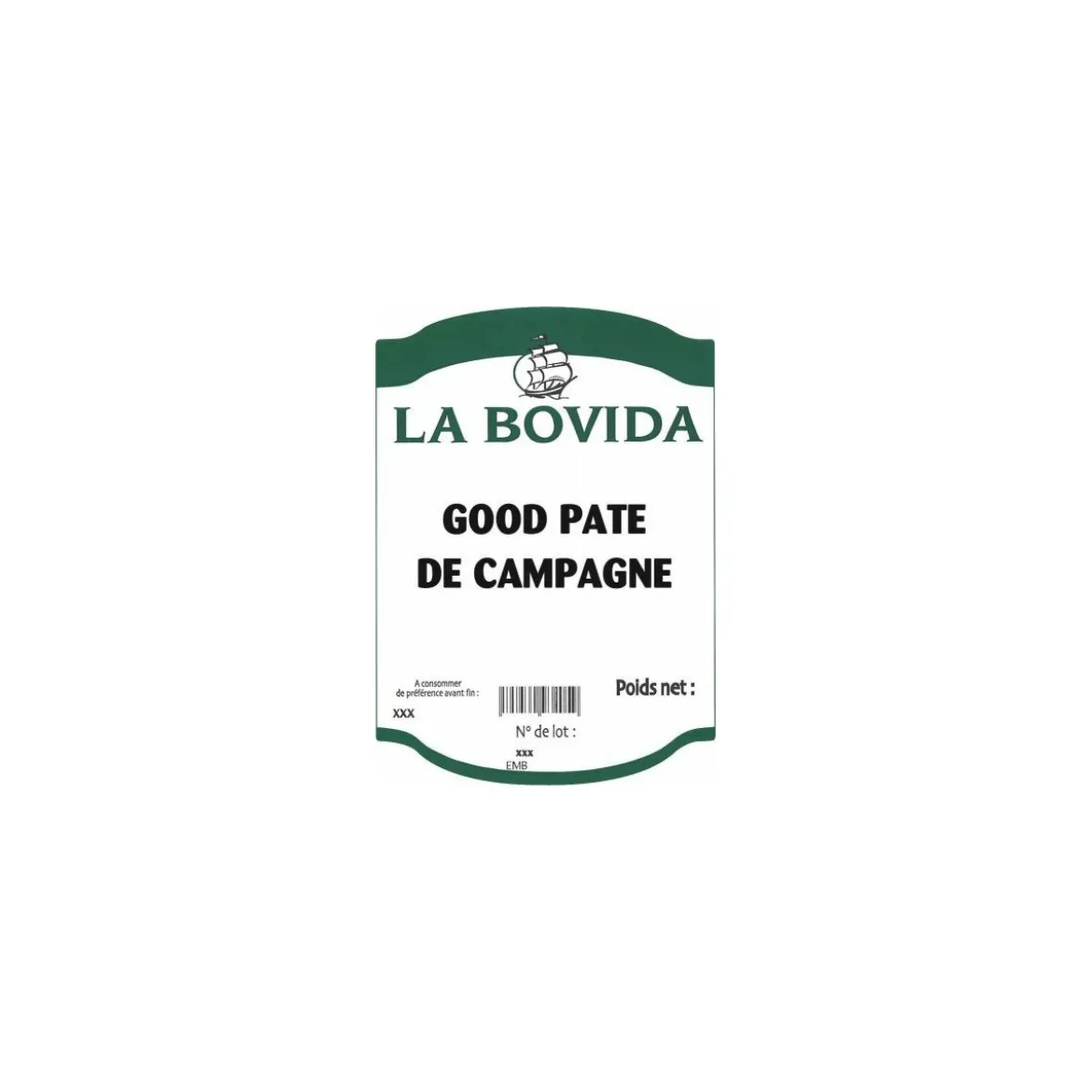 Good pâté de campagne - par 1 kg