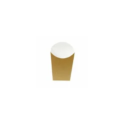 Grand étui à frites kraft brun 500 ml - par 400